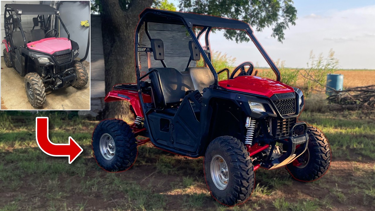 Transforming My $1,600 Honda Pioneer 500 With Long Travel - YouTube