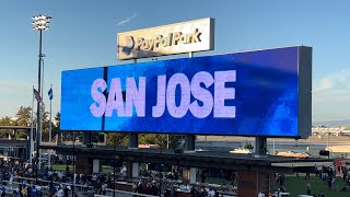 SJ Earthquakes vs Olimpia 2023 | Sights & Sounds