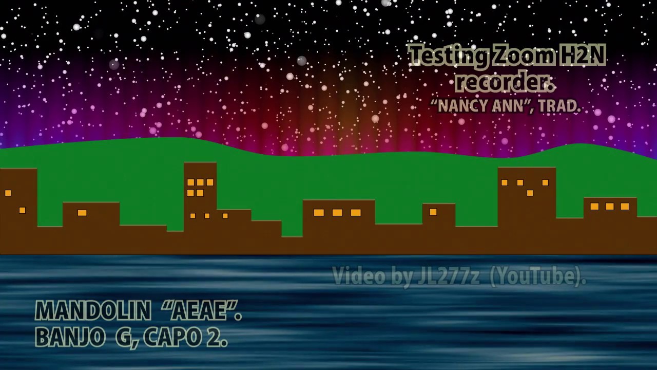 Nancy Ann oldtime fiddle tune on AEAE mandolin and clawhammer banjo