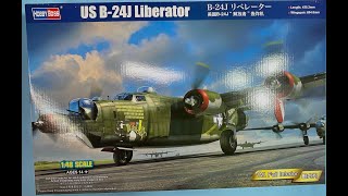 Sprue Review New Tool Hobby Boss 1/48 B-24J Liberator