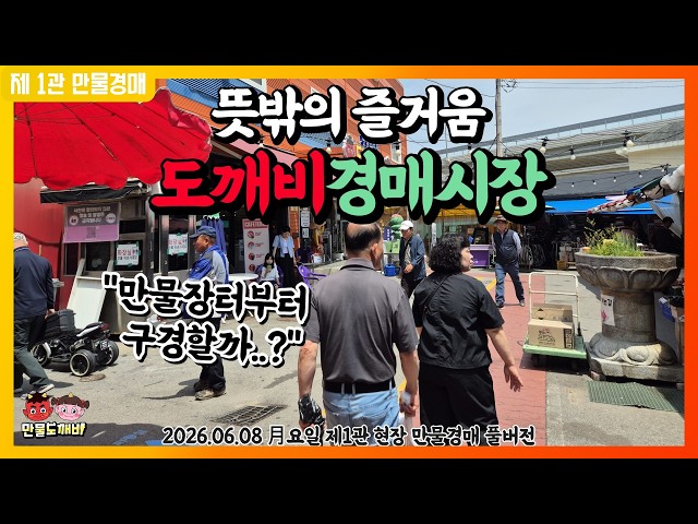 🎃뜻밖의 즐거움, 도깨비경매시장👺 (2026.06.08 月요일 제1관 현장