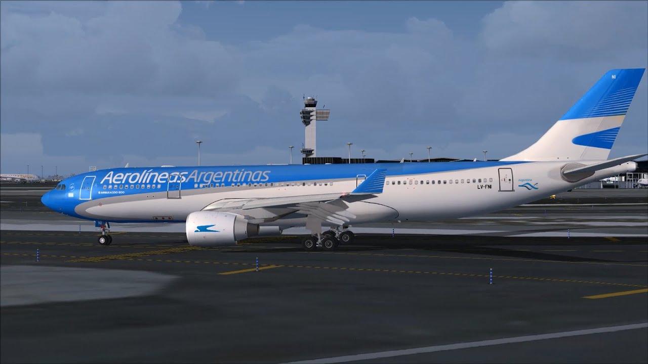 Aerolineas Argentinas A330200 Canarsie Approach John F. Kennedy