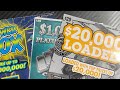 3 20 tickets from nj lottery platinum payout power 20x  20000 loaded