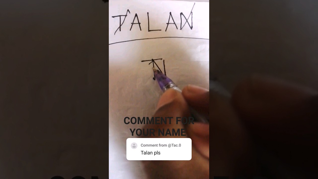Design of Name 'TALAN' | 
