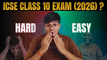 ICSE Class 10 2026 – Expected Paper Difficulty Level 🔥 | Full Analysis & Tips