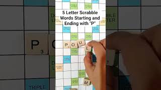 5-letter Scrabble words starting and ending with P