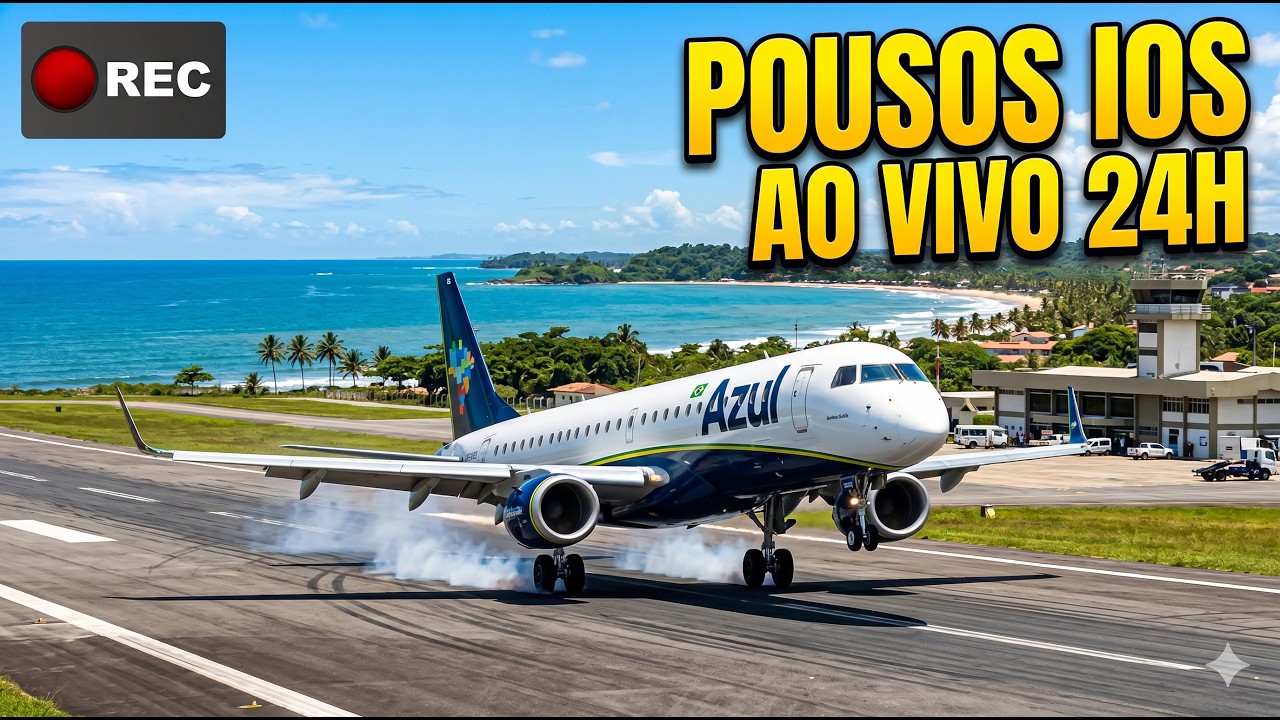 Ilhéus Airport (SBIL/IOS) Live – Landings, Takeoffs & Weather 24h — Ilhéus, Bahia live camera thumbnail