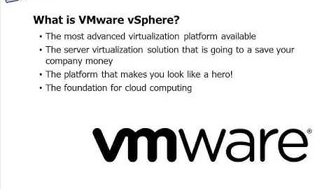 VMware vSphere 5 Training - Getting Started with VMWare vSphere 5