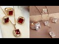 Latest gemstone jewelry set design collection ideas