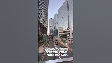 stunning architectural design in the heart of central, hong kong! #architecture #skyscraper #hk