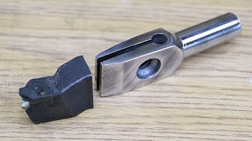 MAKING new TOOL from a broken turning tool !!!