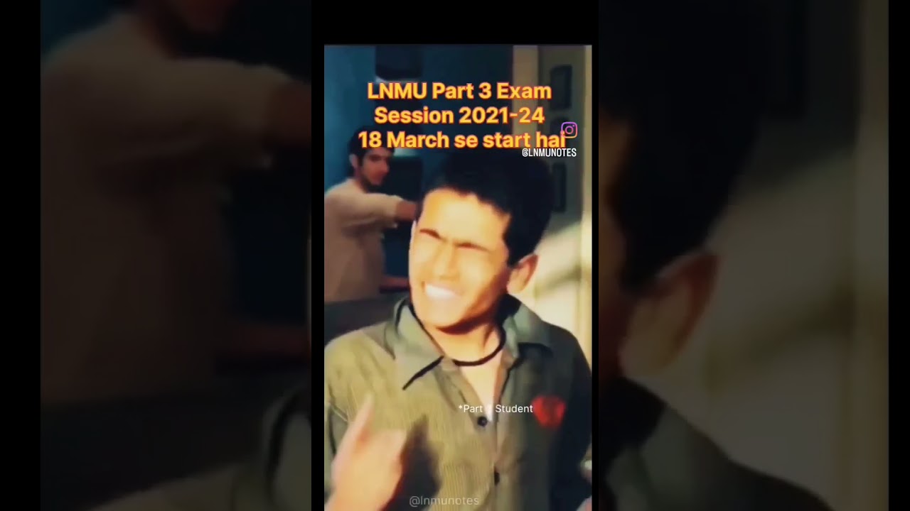LNMU Part 3 Exam session 2021-24 