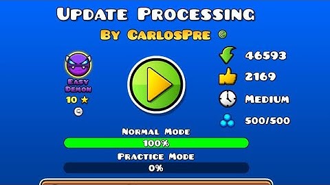"Update Processing" - Easy Demon (By carlosPRE) 100% - GDPS 2.2 - GEOMETRY DASH.