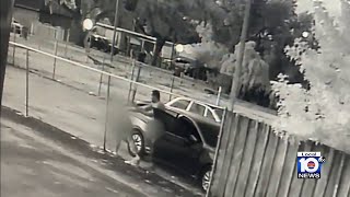 Video shows moments Miami-Dade murder suspect allegedly shot and killed victim