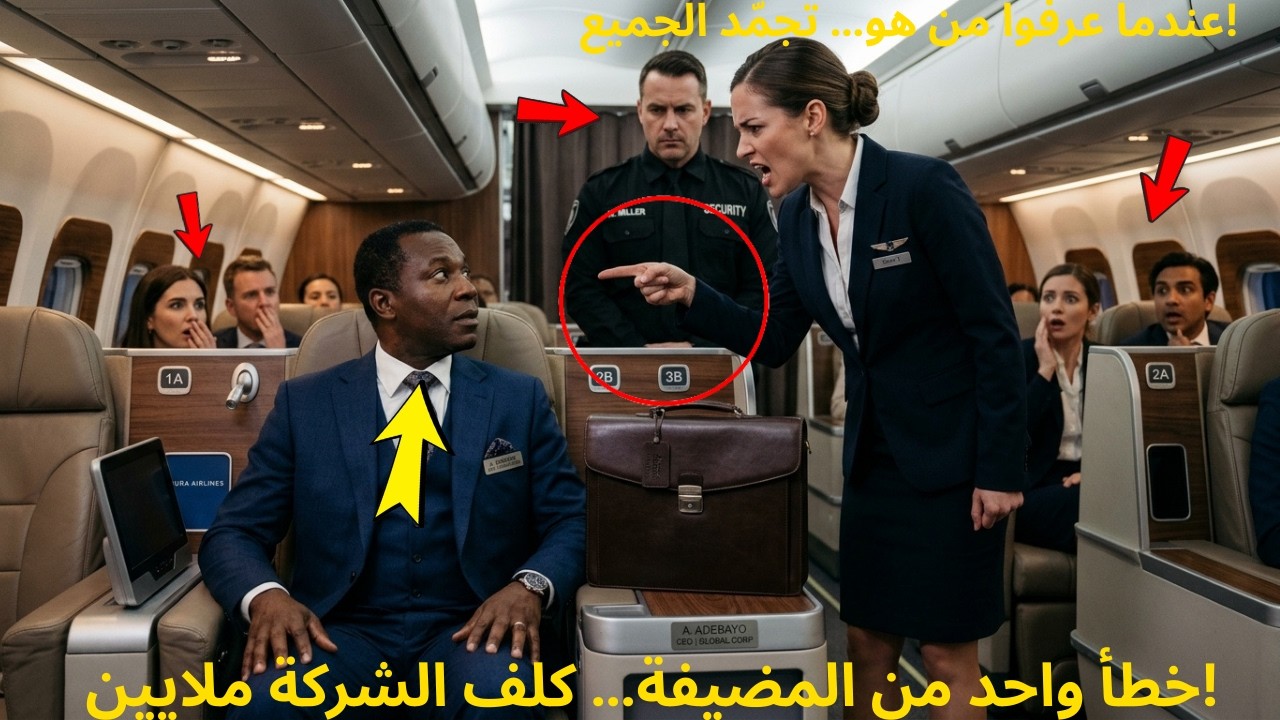 De eerste klas was ijzig stil toen de stewardess bleef staan bij Malik Johnson. Ze keek naar hem, toen naar de blonde vrouw met de designertas. ‘Meneer, ik heb u nodig om naar achteren te gaan.’...