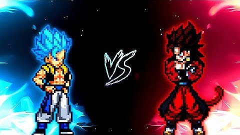 Gogeta V3.5 OP (all form) VS Xeno Vegito SSJ4 V2 OP in Jump Force Mugen