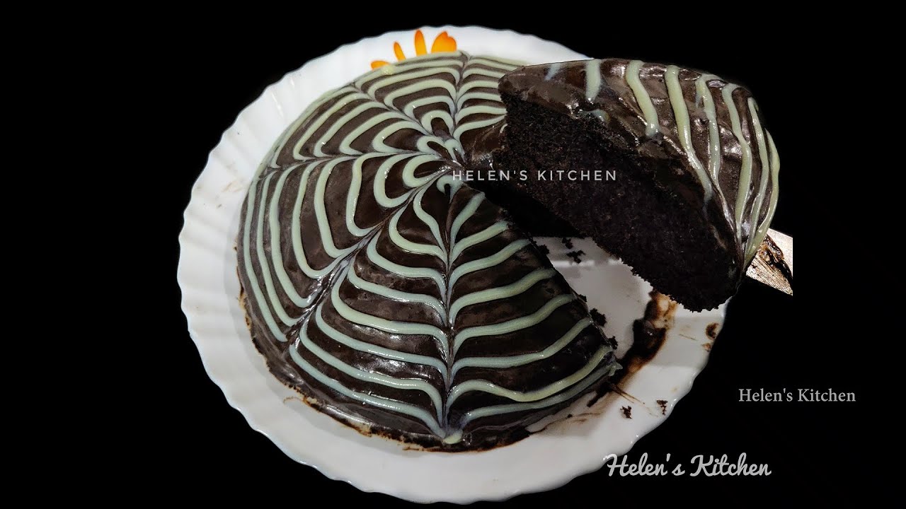 DARK CHOCOLATE CAKE || Christmas Cake || Homemade Cake - YouTube