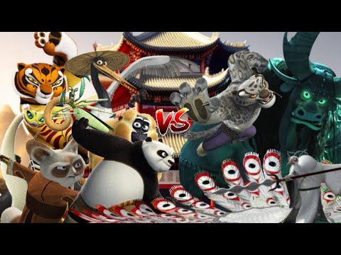 Po, Master Shifu and the furious 5 vs Tai Lung, Lord Shen and Kai (Tai Lung vs Lord Shen vs Kai 4)