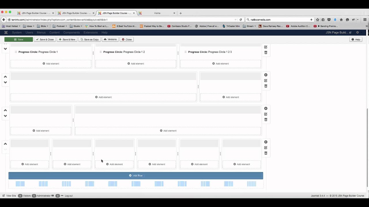 JSN Pagebuilder Tutorial - Creating Your Own layouts 39