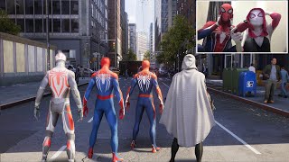 SPIDERMAN AND SPIDERGWEN PLAYING SPIDERMAN 2 (FUNNY FREE ROAM GAMEPLAY)