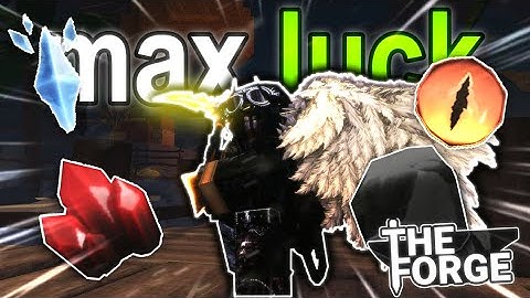 what 1 hour of MAX LUCK looks like in THE FORGE...