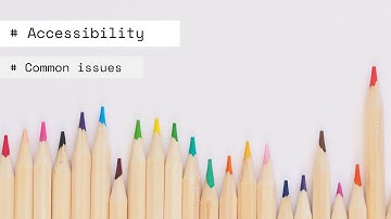 Common Website Accessibility Issues