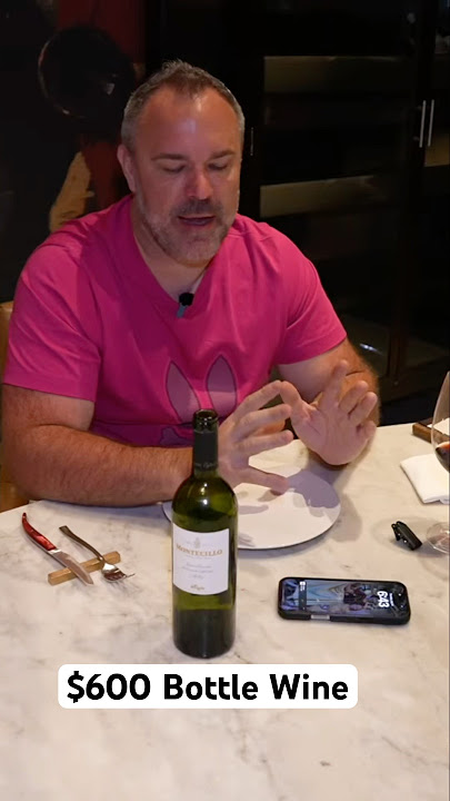 We Uncorked a $600 Bottle and Couldn’t Believe It #wine #lasvegasfood