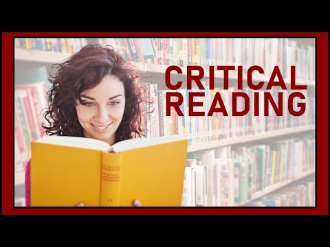 Videó: Mit jelent a kritikus olvasás?