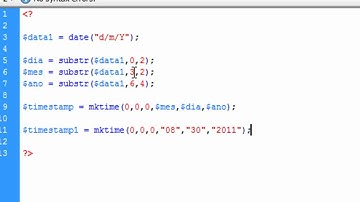 Vídeo Aula - Tirando a diferença entre datas