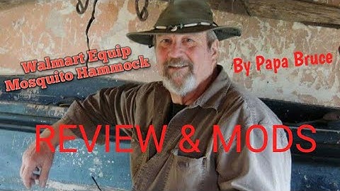 Wal-Mart Equip Mosquito Hammock review and mods