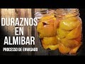 duraznos en almibar (proceso de envasado al vacio)