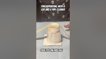 Mini superglue fuming chamber for fingerprints #csi #forensicscience #fingerprinting