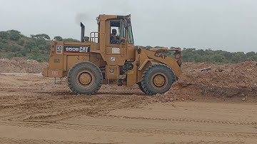 leveling Grading of sub base |construction of roads| grader loader Cat