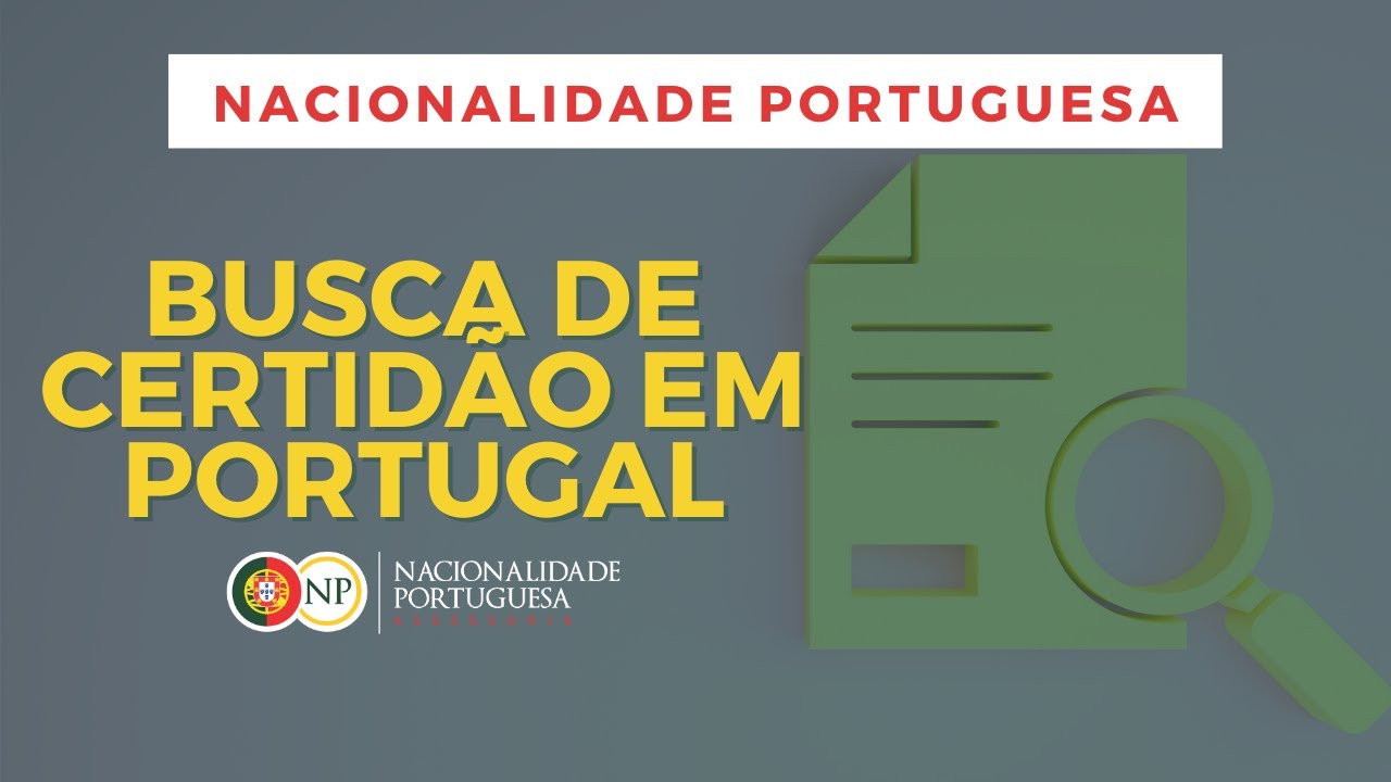 Busca de Certidão de Nascimento ou Batismo em Portugal - YouTube