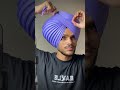 Navi turban king | wattan wali pagg #tutorial #shortvideo #punjabisong #shortsfeeds #sidhumoosewala