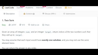 Two Sum Leetcode Solution(Hindi) In Java(Brute-Force to Optimal)