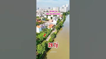 Đất Biệt Thự Mặt Tiền Sông Quận 2 Giá Chỉ 2X Tỷ #batdongsan #bietthu #dautu #bds #bietthudep