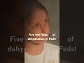 Five red flags 🚩 for dehydration in pediatrics! #shorts #science #nclex #nurses #education