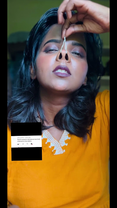 On request of … /hook nose challenge/#browngirl #shortvideo #youtubeshorts #shorts #trending #nose