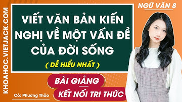 Viết văn bản kiến nghị về một vấn đề của đời sống | Ngữ văn lớp 8 - Kết nối tri thức (DỄ HIỂU NHẤT)