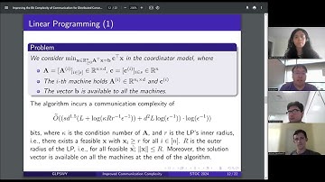 STOC24 6 D 5 Improving the Bit Complexity of Communication for Distributed Convex Optimization