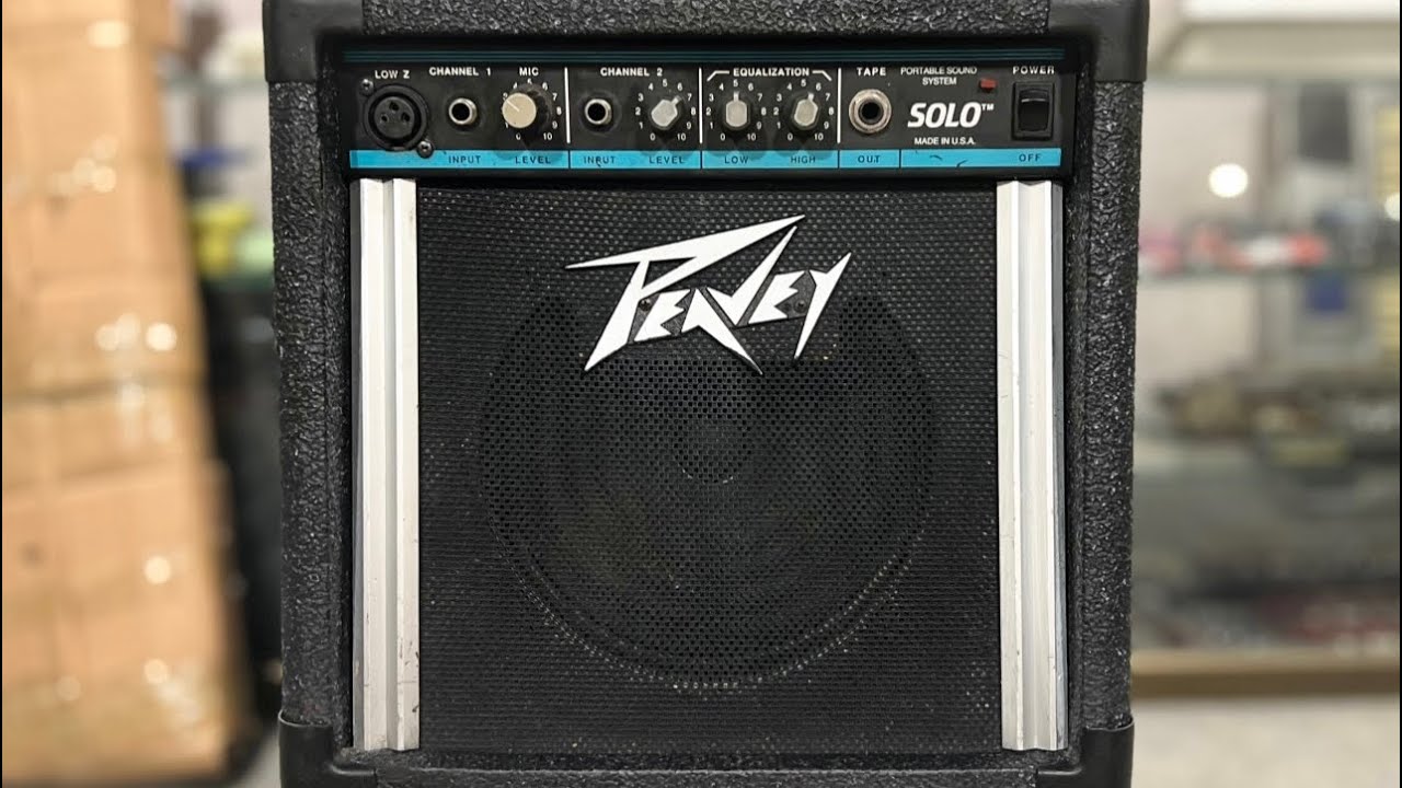 Peavey guitar amplifier solo tm portable sound system ( Wilson’s music ...