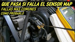 Que pasa cuando falla el sensor MAP❓ (fallas comunes y como medirlo)