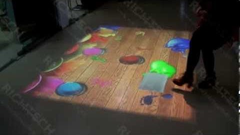 RichTech Popular Interactive Floor Effect - Paint Pot