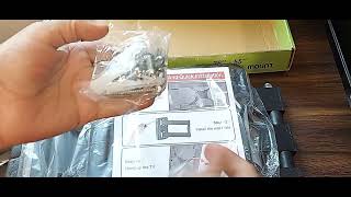 How to assemble and install RISSACHI Tilt Wall Mount For Flat TV by BABYSDOC MOBILE YOUTUBER 61 views 1 year ago 2 minutes, 48 seconds