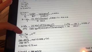 Heat and Mass Transfer Week 5 HW