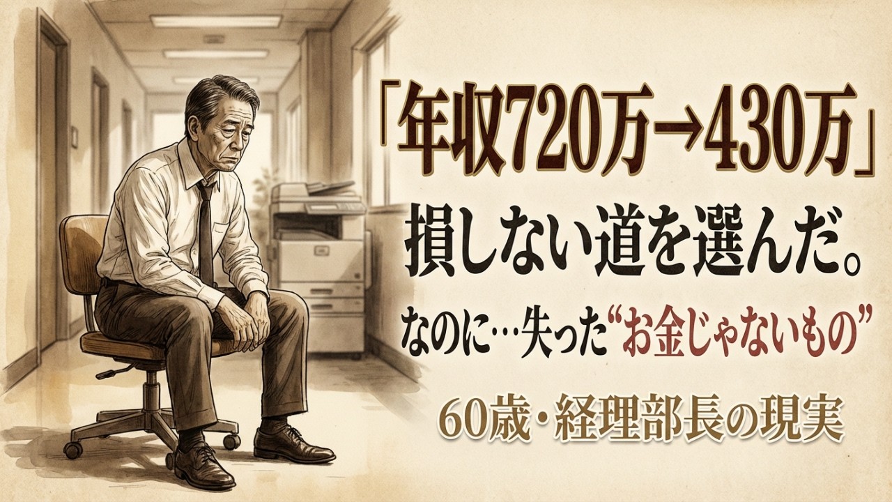 【老後資金】60歳・経理部長→年収720万→430万…「役職を外れる」より辛かった“たった一言”