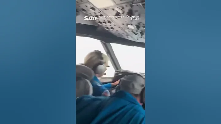 Pilot TOSSED by turbulence entering eye of hurricane Melissa