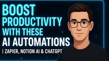 Boost Productivity with AI: Zapier, Notion AI & ChatGPT Automations!
