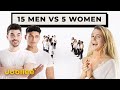 15 Men Compete for 5 Women  Versus 1 - YouTube